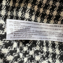 Load image into Gallery viewer, ZARA black shorts women knit checker pattern shorts size M