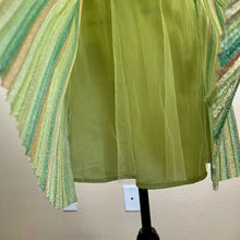 Load image into Gallery viewer, LUXXEL green dress women Lime green Glitter omber mini tutu dress size M
