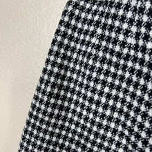 Load image into Gallery viewer, ZARA black shorts women knit checker pattern shorts size M