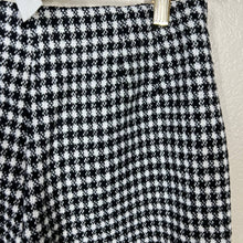 Load image into Gallery viewer, ZARA black shorts women knit checker pattern shorts size M