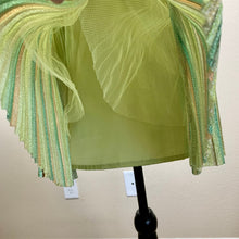 Load image into Gallery viewer, LUXXEL green dress women Lime green Glitter omber mini tutu dress size M