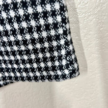Load image into Gallery viewer, ZARA black shorts women knit checker pattern shorts size M