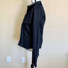 Load image into Gallery viewer, ZARA women dark blue denim jacket size S