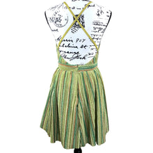 Load image into Gallery viewer, LUXXEL green dress women Lime green Glitter omber mini tutu dress size M