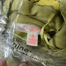 Load image into Gallery viewer, LUXXEL green dress women Lime green Glitter omber mini tutu dress size M