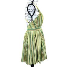 Load image into Gallery viewer, LUXXEL green dress women Lime green Glitter omber mini tutu dress size M