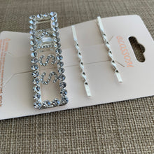 Load image into Gallery viewer, Hair accessories KISS hair clips Silver