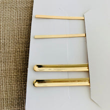 Load image into Gallery viewer, Hair Clips and bobby pins KISS hair clips Gold