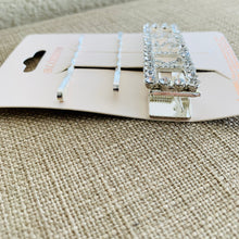 Load image into Gallery viewer, Hair accessories KISS hair clips Silver