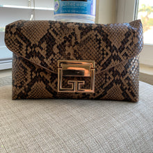 Load image into Gallery viewer, SASSY SNAKE PRINT MINI HANDBAG/FANNY BAG