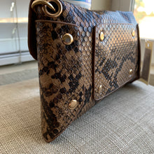 Load image into Gallery viewer, SASSY SNAKE PRINT MINI HANDBAG/FANNY BAG