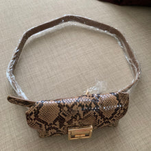 Load image into Gallery viewer, SASSY SNAKE PRINT MINI HANDBAG/FANNY BAG