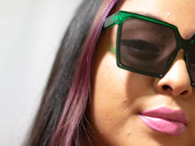 Load image into Gallery viewer, G SHADES , Green Oversized sunglasses