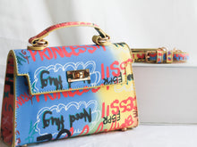 Load image into Gallery viewer, CALLE ART- Date Night Bag, Blue small crossbody satchel bag