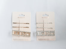 Load image into Gallery viewer, Hair accessories KISS hair clips Silver