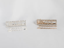 Load image into Gallery viewer, Hair accessories KISS hair clips Silver