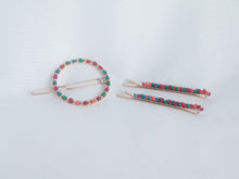 Load image into Gallery viewer, Hair Clips Beaded Hair Clip MultiColor 3pcs
