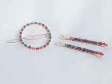 Load image into Gallery viewer, Hair Clips Beaded Hair Clip MultiColor 3pcs