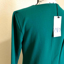 Load image into Gallery viewer, Women dress ZARA Green long sleeve A-line dress