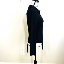 Load image into Gallery viewer, Bar III women bodysuit black long sleeve bodysuit