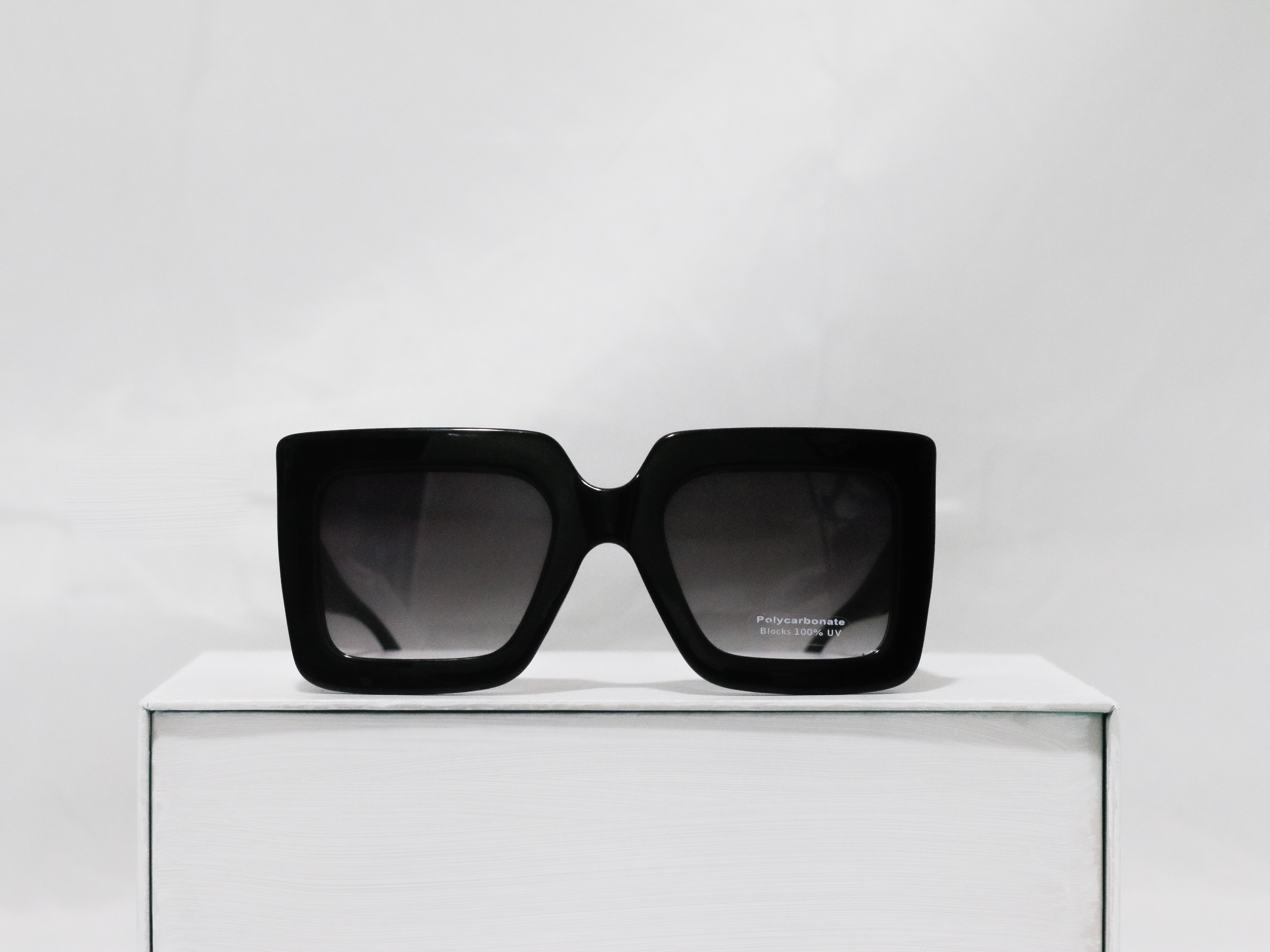 Challenger Sunglasses, Black Wood Square Sunglasses