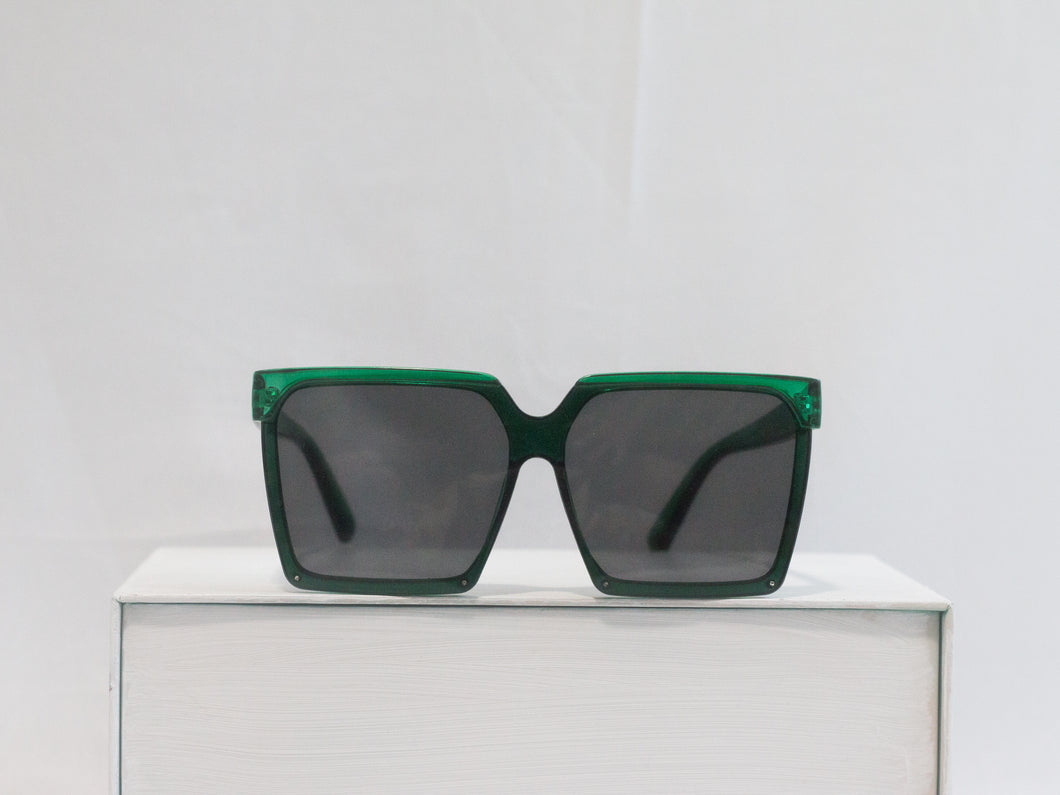 G SHADES , Green Oversized sunglasses