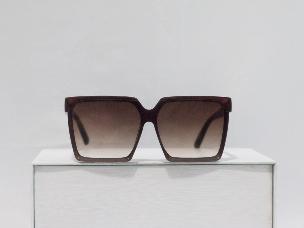 G SHADES, Brown Oversized sunglasses
