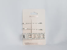 Load image into Gallery viewer, Hair accessories  KISS hair clips  Silver

