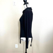 Load image into Gallery viewer, Bar III women bodysuit black long sleeve bodysuit

